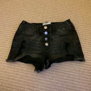 Cute Black Jean Shorts